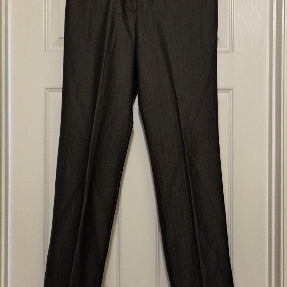 Larry Levine Petite Charcoal Pants